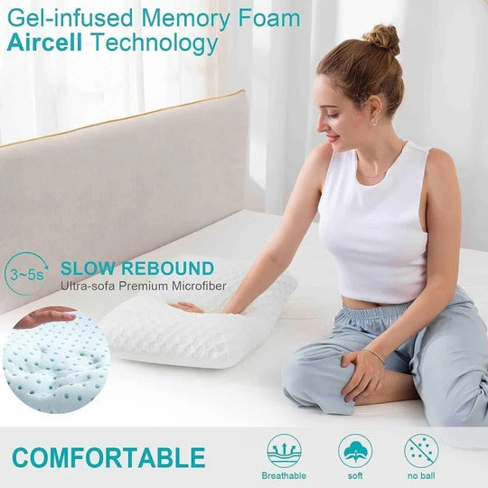 ThermoRegulate Gel-Infused Comfort Pillow