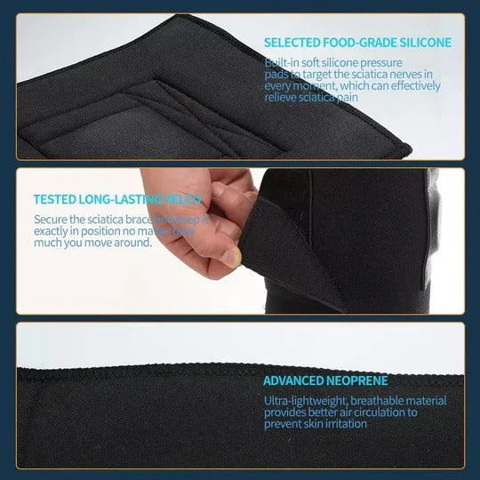 Targeted Leg Support Brace for Sciatic Relief