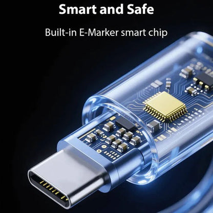 Self-Coiling Magnetic Charging Cable for Hassle-Free Use