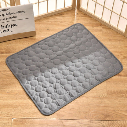 Cooling Comfort Mat with Portable Design and Washable Cover