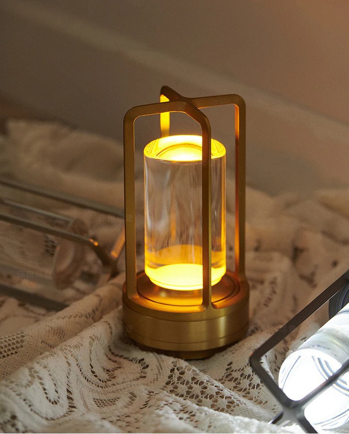 Portable Touch-Control Lamp with Adjustable Brightness and Color