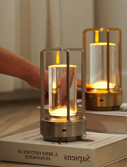 Portable Touch-Control Lamp with Adjustable Brightness and Color