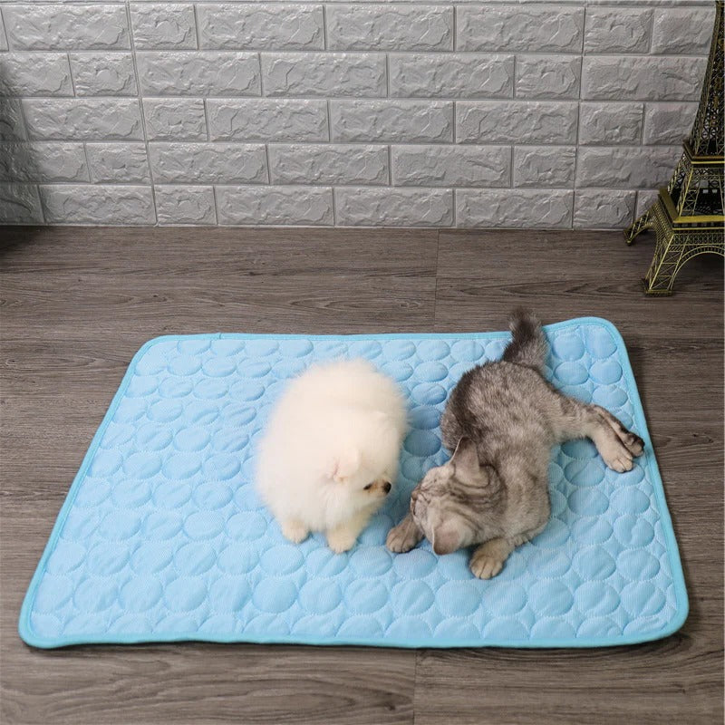 Cooling Comfort Mat with Portable Design and Washable Cover
