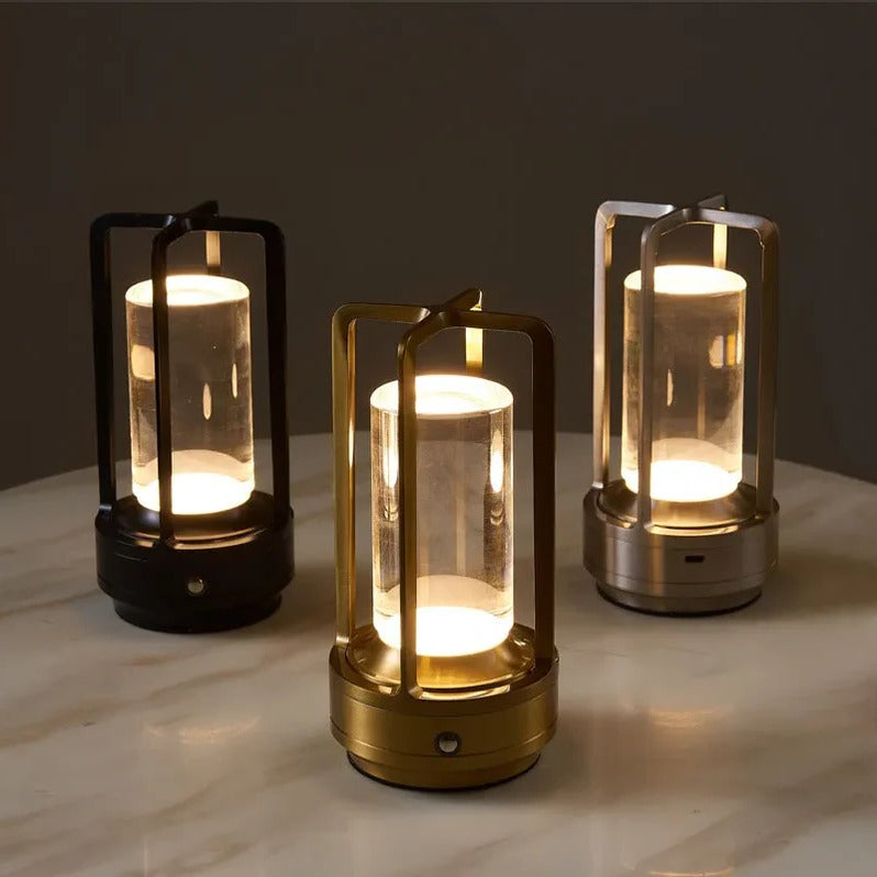 Portable Touch-Control Lamp with Adjustable Brightness and Color