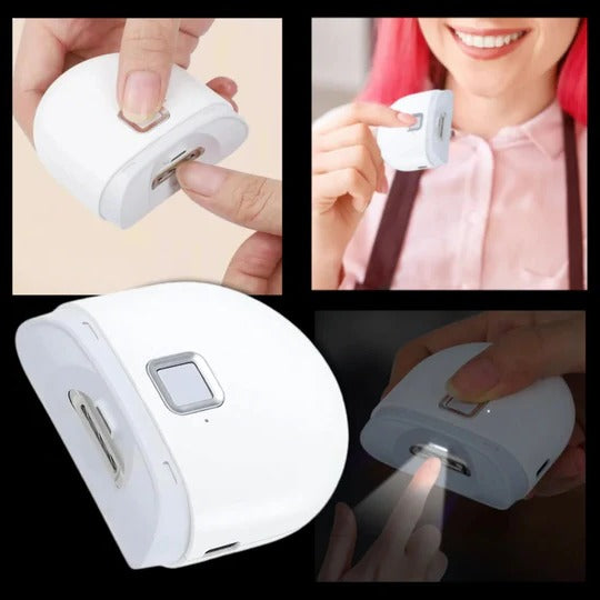 Smart Nail Trimmer with Integrated Grinder and LED Light
