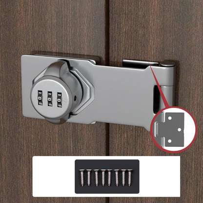 Keyless Security Lock with 1,000 Custom Codes and Sleek Dials