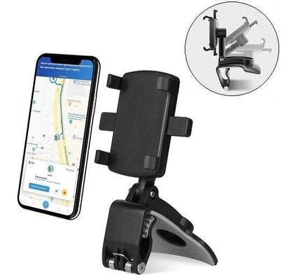 Versatile 360-Degree Vehicle Phone Holder for Safe Driving