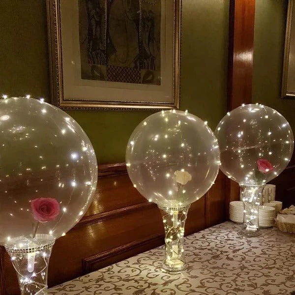 Illuminating Color-Shift Balloons with Reusable Stand, 18-24in