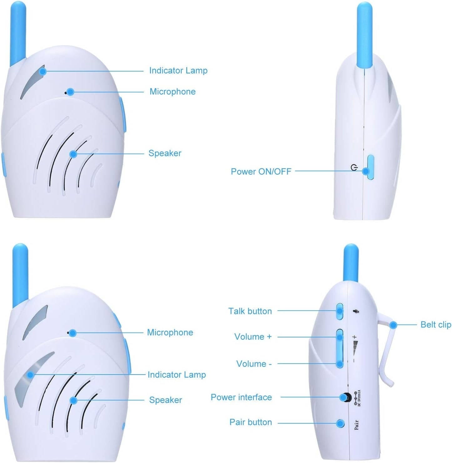 Smart Baby Communicator with Two-Way Audio for Seamless Monitoring