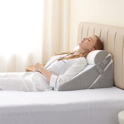 Adjustable Recovery Support Pillow Set for Comfort and Relief