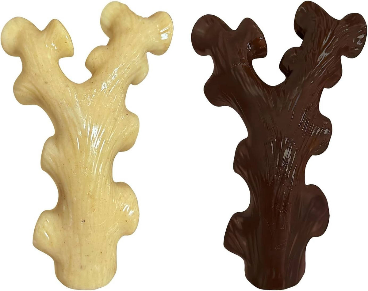 Dual Pack of Tough Dog Chew Toys for Heavy Chewers - Perfect for Medium to Large Breeds