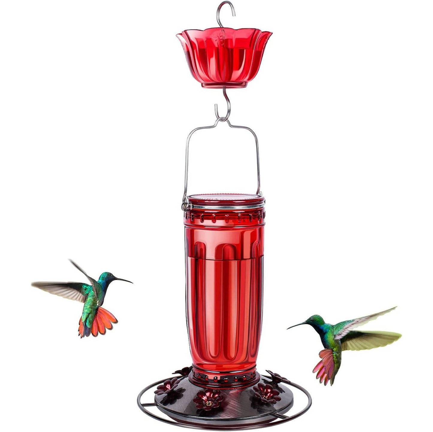 Charming Hummingbird Nectar Station with 6 Feeding Ports