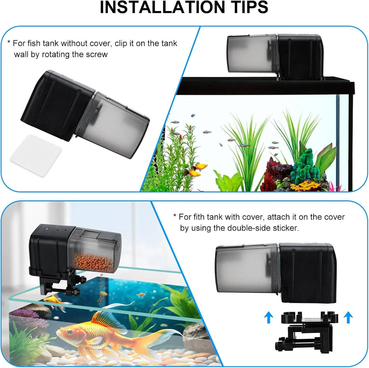 Smart Aquatic Feeder with Voice Activation and Mobile App