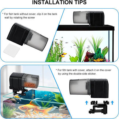Smart Aquatic Feeder with Voice Activation and Mobile App