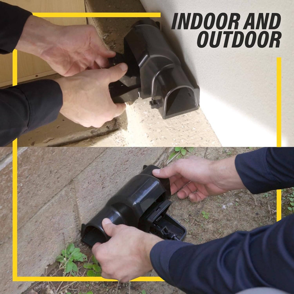 2-Pack Safe Rodent Traps for Indoor and Outdoor Use