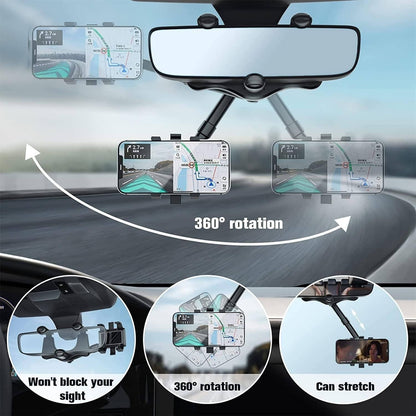 Adjustable Car Smartphone Mount for Safe Hands-Free Use