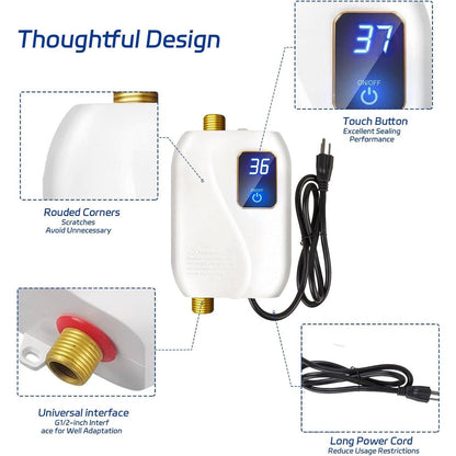 Instant Hot Water Solution: 3000W Electric Water Heater