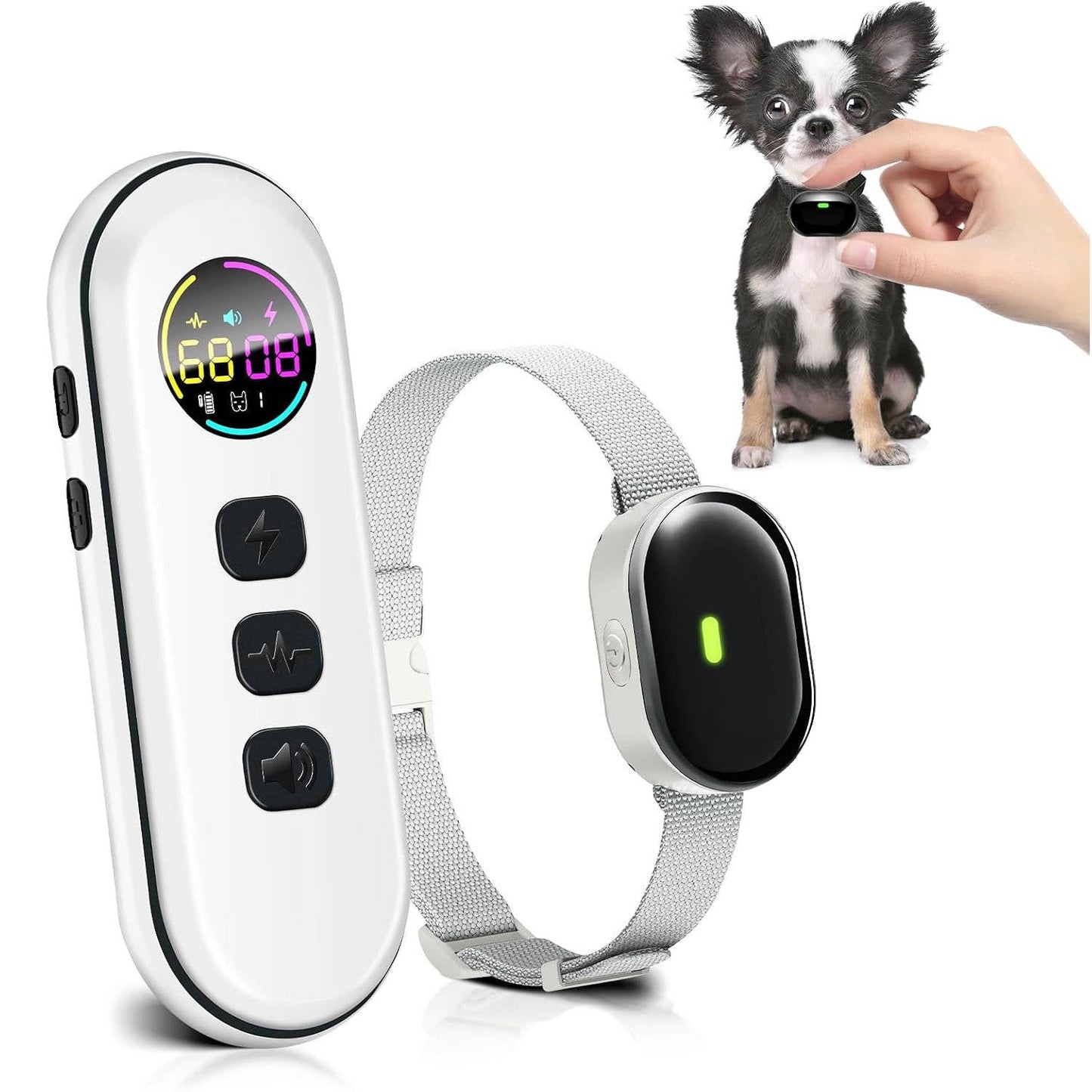 Remote-Controlled Training Collar for Small Dogs – Waterproof & Rechargeable