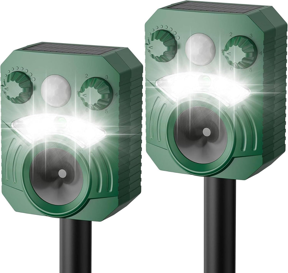 Smart Motion-Activated Animal Repeller with Solar Power
