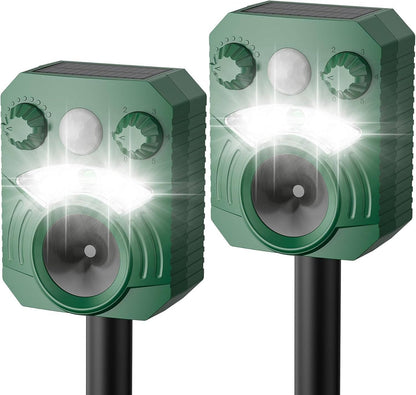 Smart Motion-Activated Animal Repeller with Solar Power
