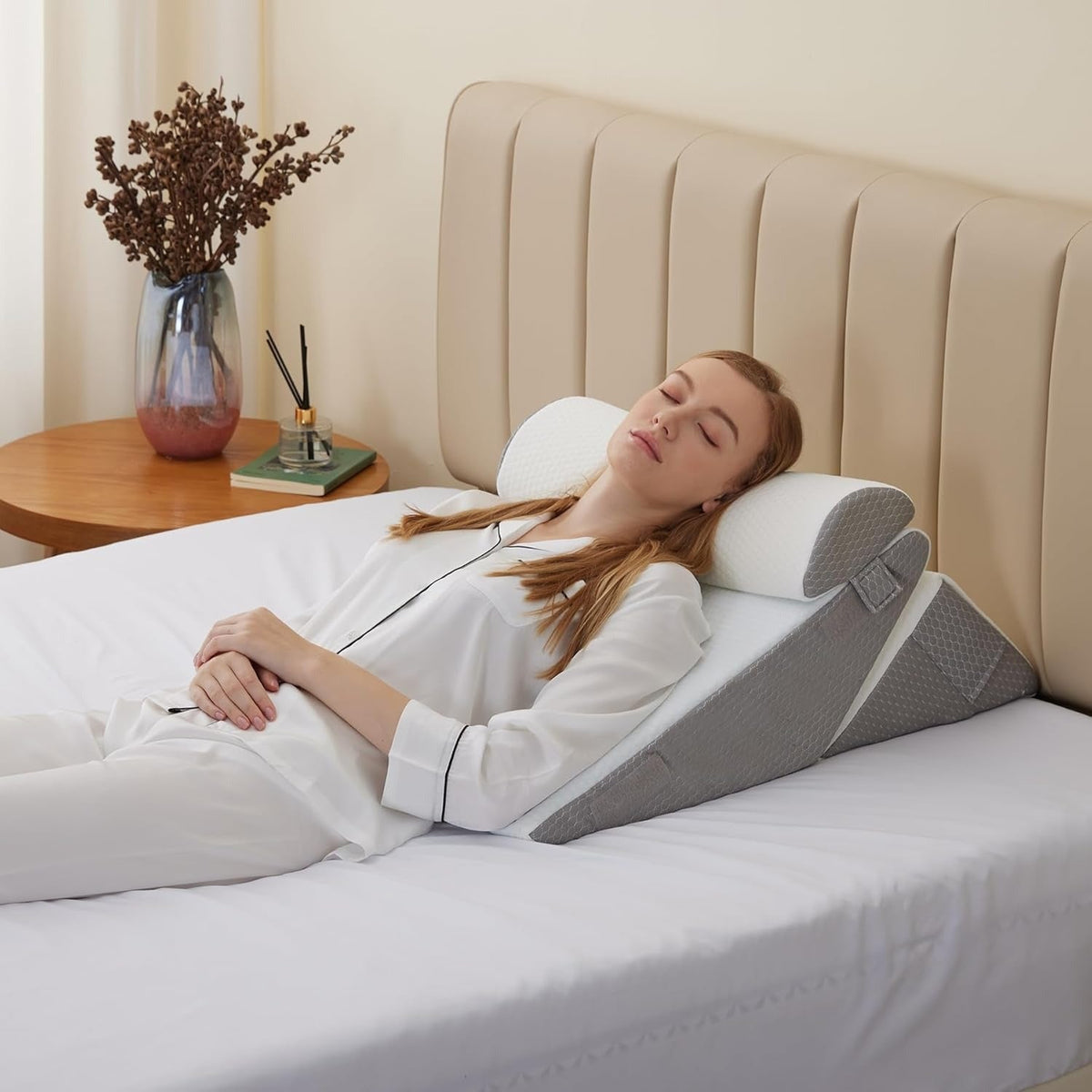 Adjustable Recovery Support Pillow Set for Comfort and Relief