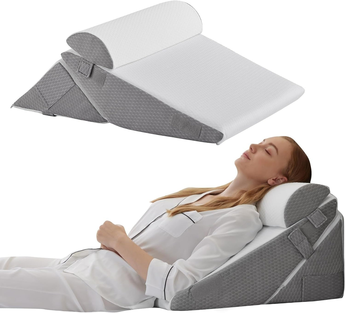 Adjustable Recovery Support Pillow Set for Comfort and Relief