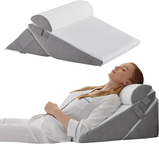 Adjustable Recovery Support Pillow Set for Comfort and Relief