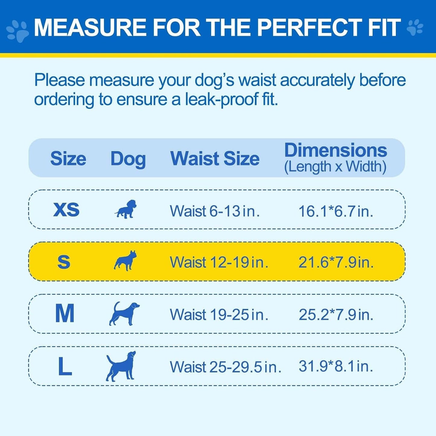 Ultimate Disposable Belly Bands for Male Dogs – 100 Count