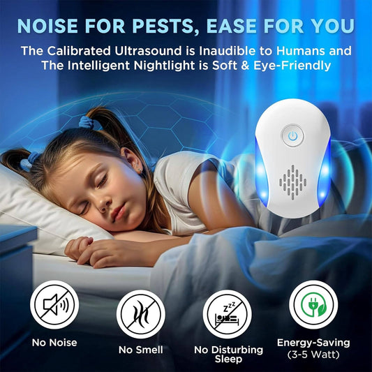 6-Pack Indoor Ultra-Sonic Pest Defense System