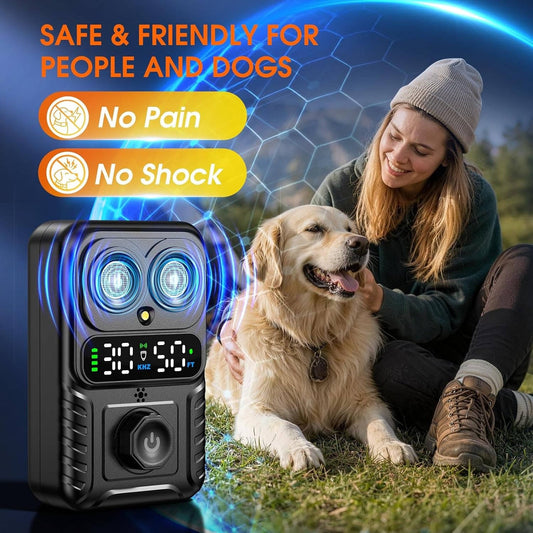2-Pack Ultrasonic Dog Bark Control System for Peaceful Living