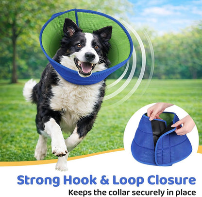 Comfortable Recovery Collar for Pets - Adjustable & Washable