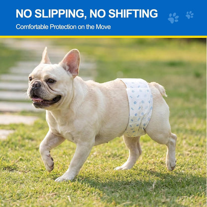 Ultimate Disposable Belly Bands for Male Dogs – 100 Count