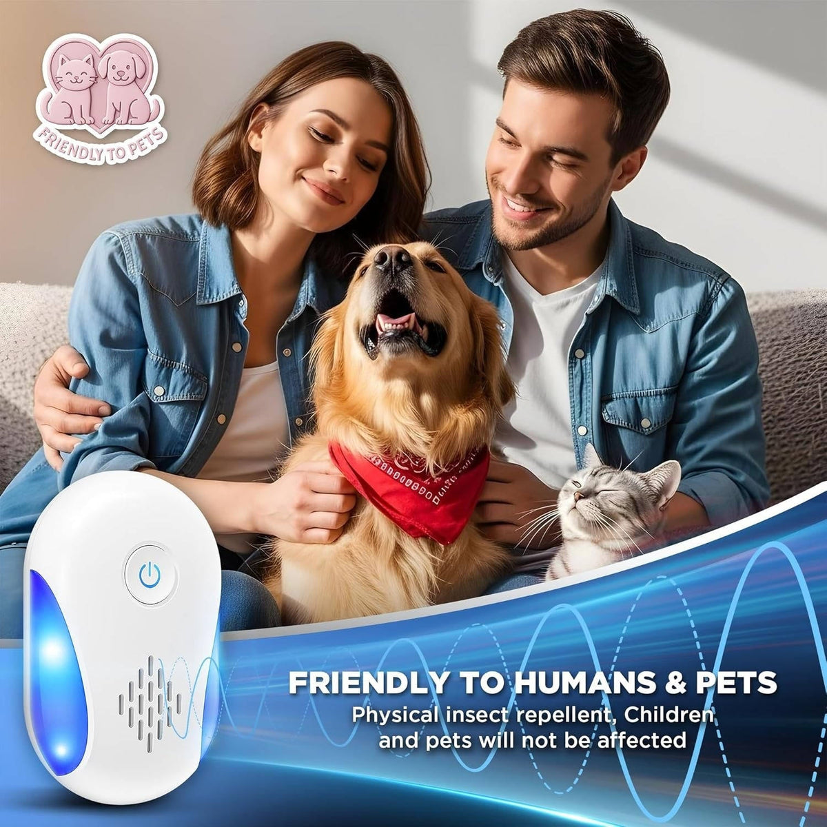 6-Pack Indoor Ultra-Sonic Pest Defense System