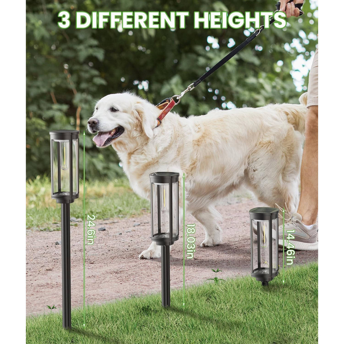 Automatic Outdoor Solar Path Lights for Elegant Garden Illumination