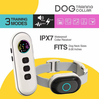 Remote-Controlled Training Collar for Small Dogs – Waterproof & Rechargeable