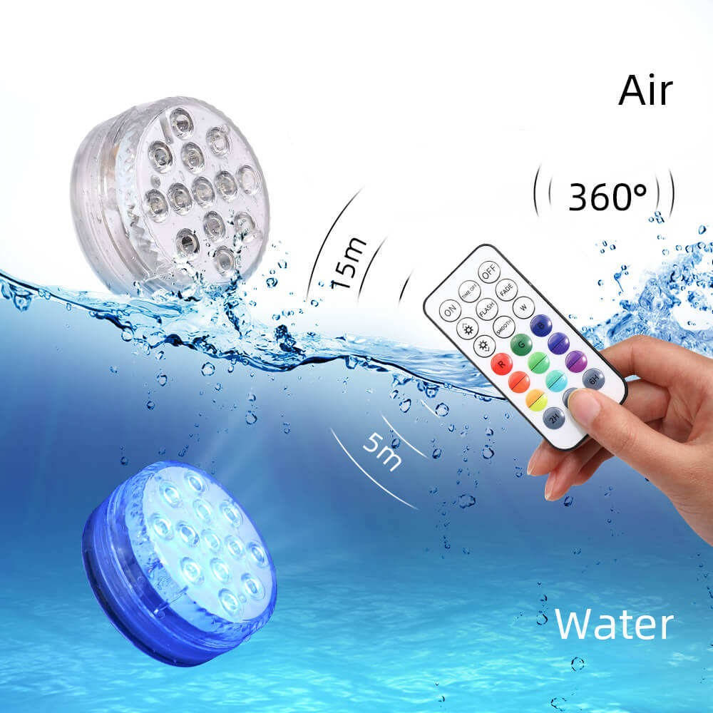 Illuminate Your Pool with Remote-Controlled LED Lights