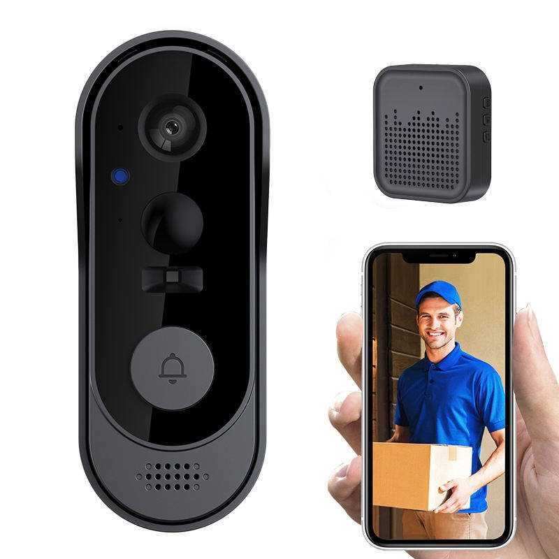 Smart Wireless Doorbell with Night Vision & Two-Way Communication
