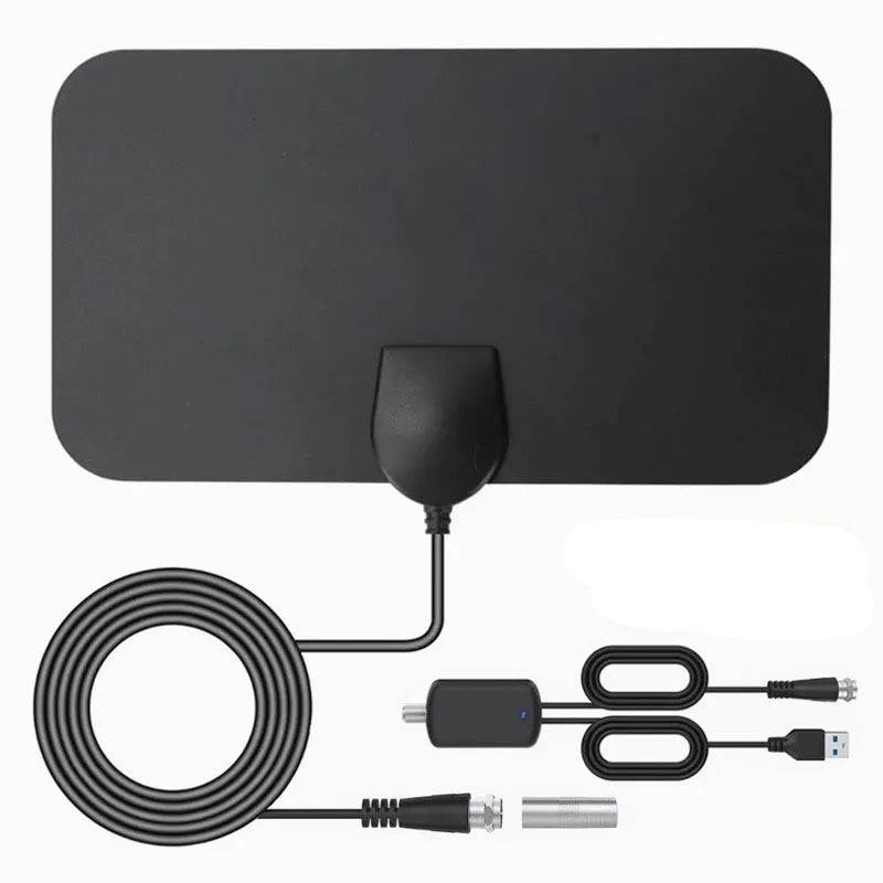 UltraClear 300-Mile Indoor HDTV Antenna with Enhanced Signal Boost