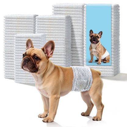 Ultimate Disposable Belly Bands for Male Dogs – 100 Count