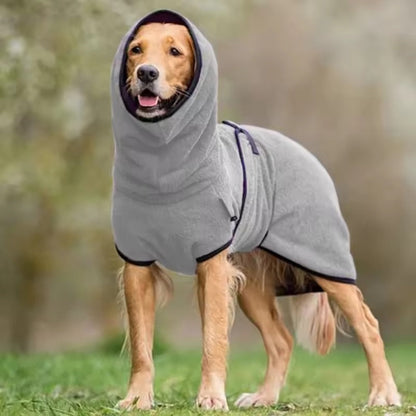 Winter Coat for Dogs - Waterproof Plush Jacket with Reflective Strips, Velcro and Harness Opening, Available in Sizes S to 5XL, 6 Colors