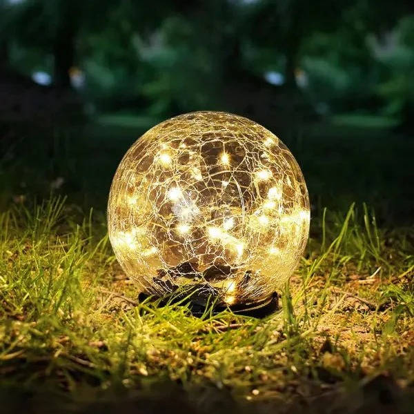 Twilight Radiance Solar Orbs for Outdoor Ambiance - 2 Pack
