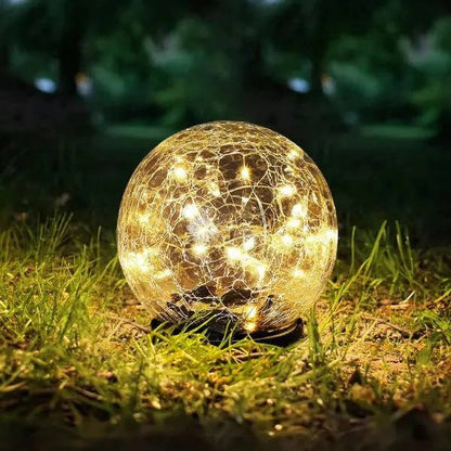 Twilight Radiance Solar Orbs for Outdoor Ambiance - 2 Pack