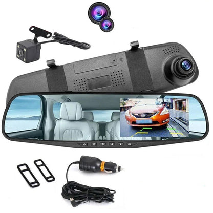1080P HD Dual Lens Rearview Camera for Enhanced Safety