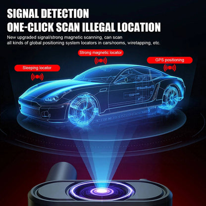 Smart Signal Detection Scanner for Hidden Cameras and Trackers