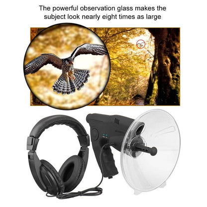Wildlife Sound Tracker with 8x Magnification for Birdwatching