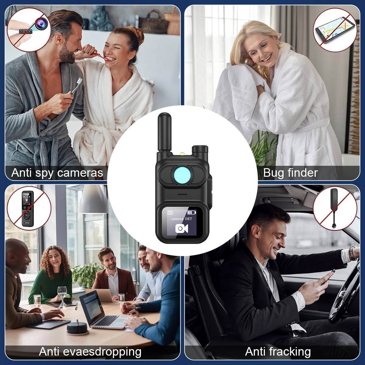 Smart Signal Detection Scanner for Hidden Cameras and Trackers