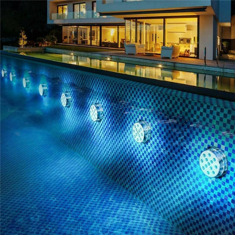Illuminate Your Pool with Remote-Controlled LED Lights