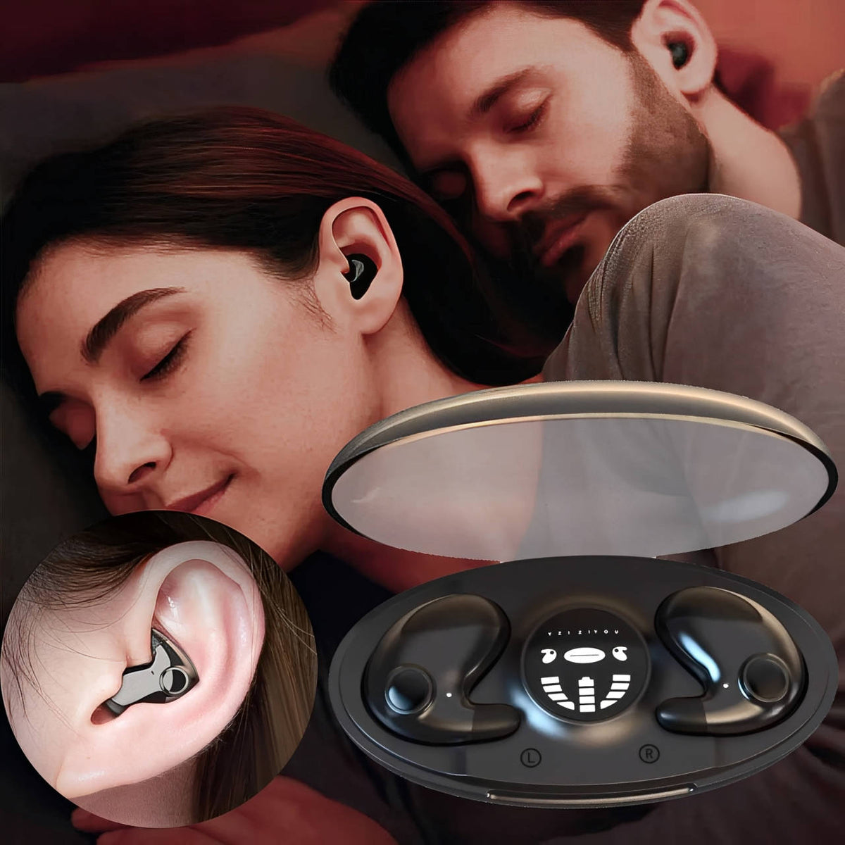 Featherlight Sleep Buds with Superior Noise Cancellation and 24-Hour Power