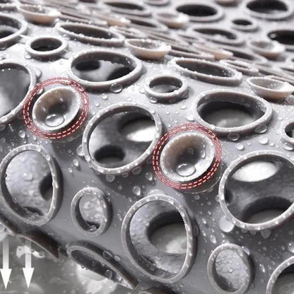 Non-Slip Bath Mat with Enhanced Traction and Heat Resistance