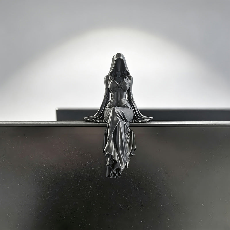 Gothic Style Shelf-Standing Figure for Desk Decoration